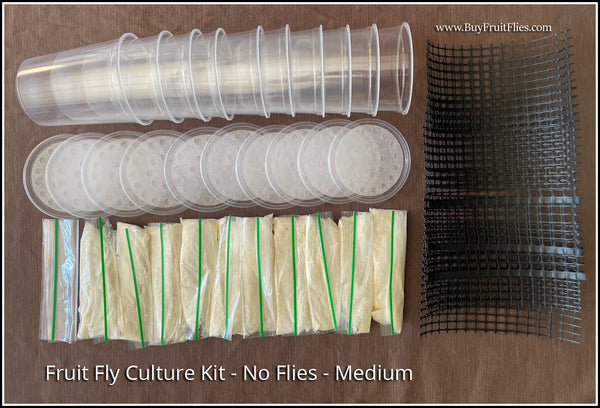 Fruit Fly Culture Kits - NO FLIES